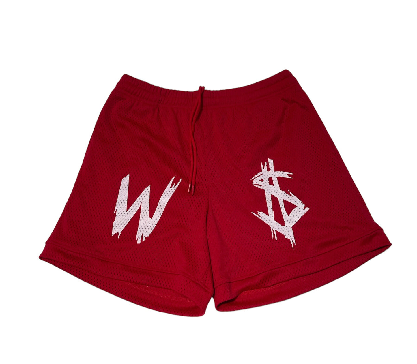 W$ Red Shorts