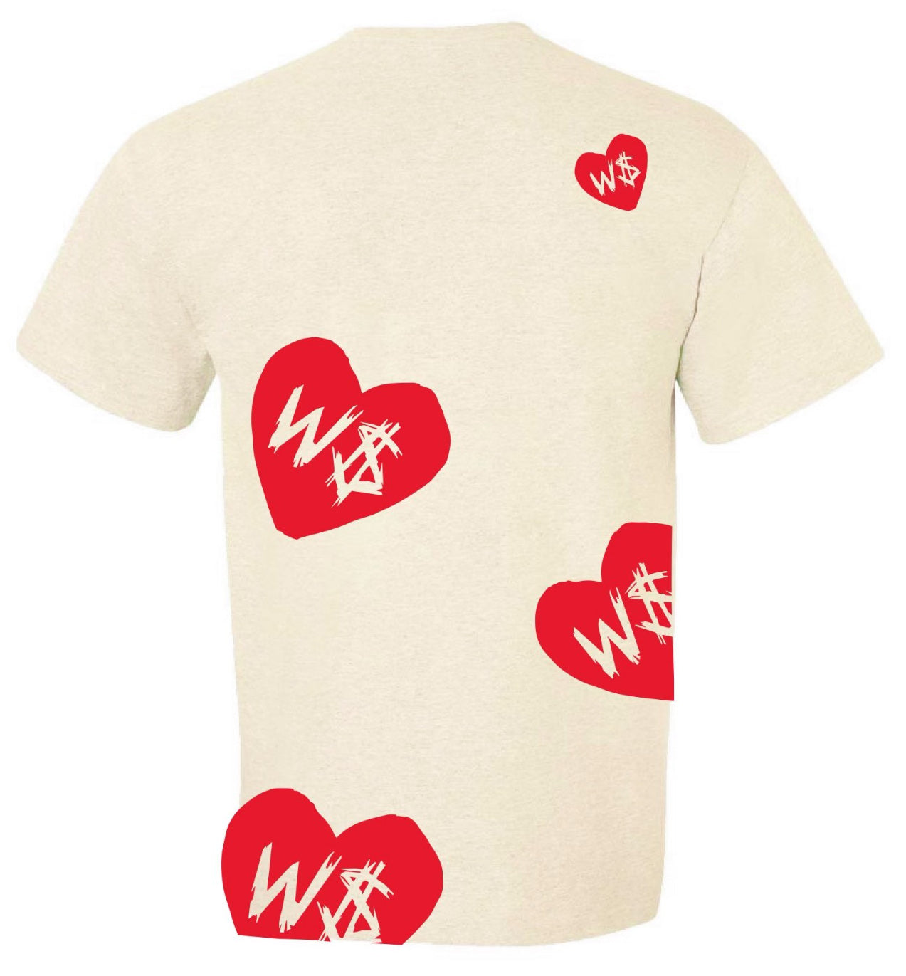Wesside With Love cream tee
