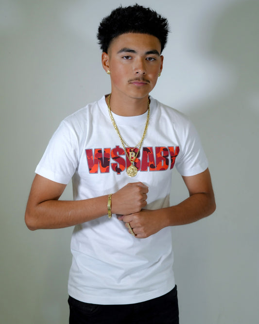 W$ Baby Flame Tee White