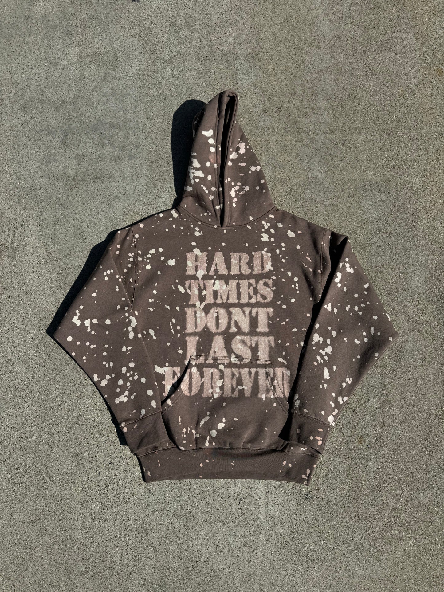 HARD TIMES HEAVYWEIGHT LATTE HOODIE