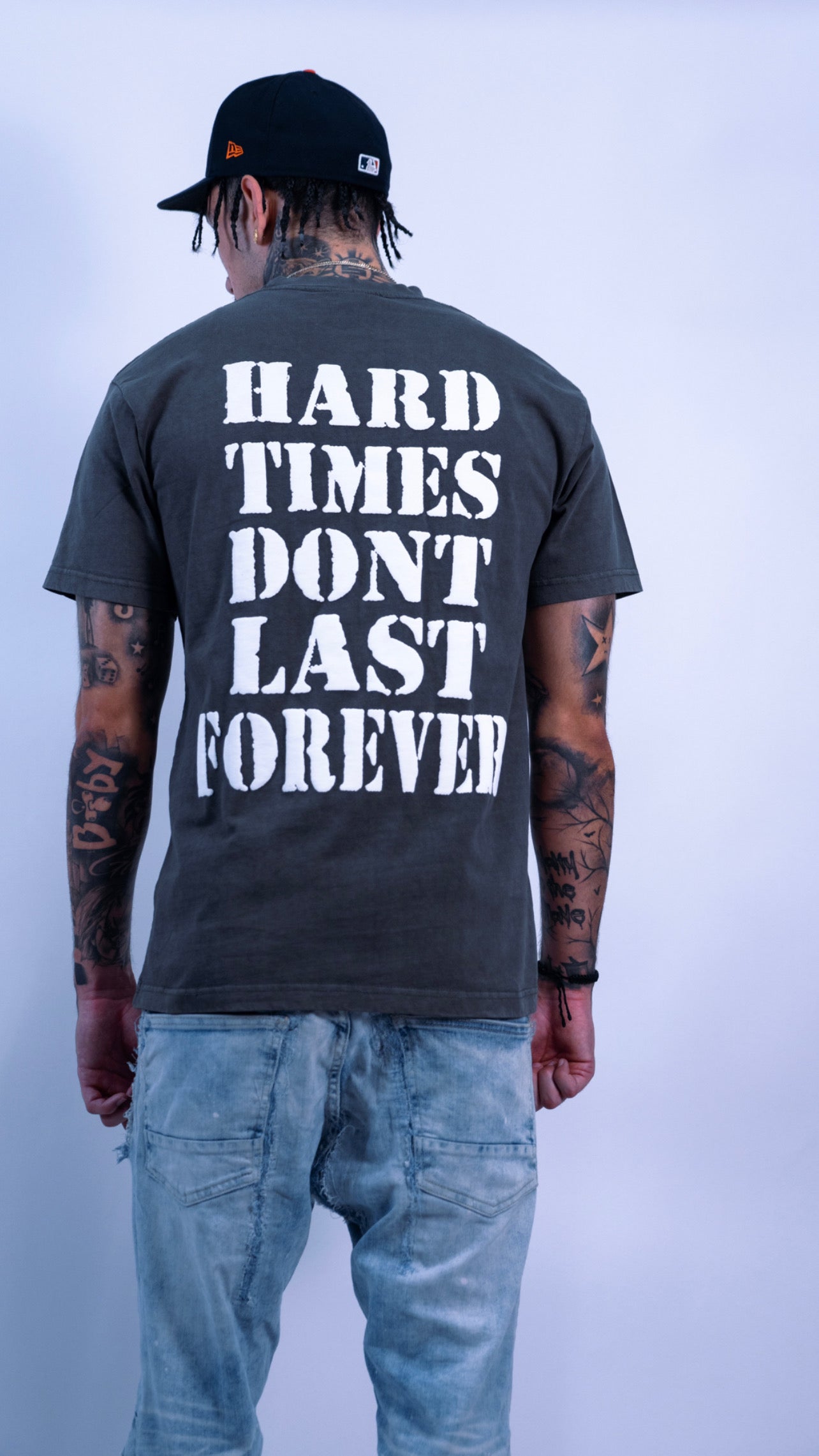 Hard Times Charcoal gray Tee