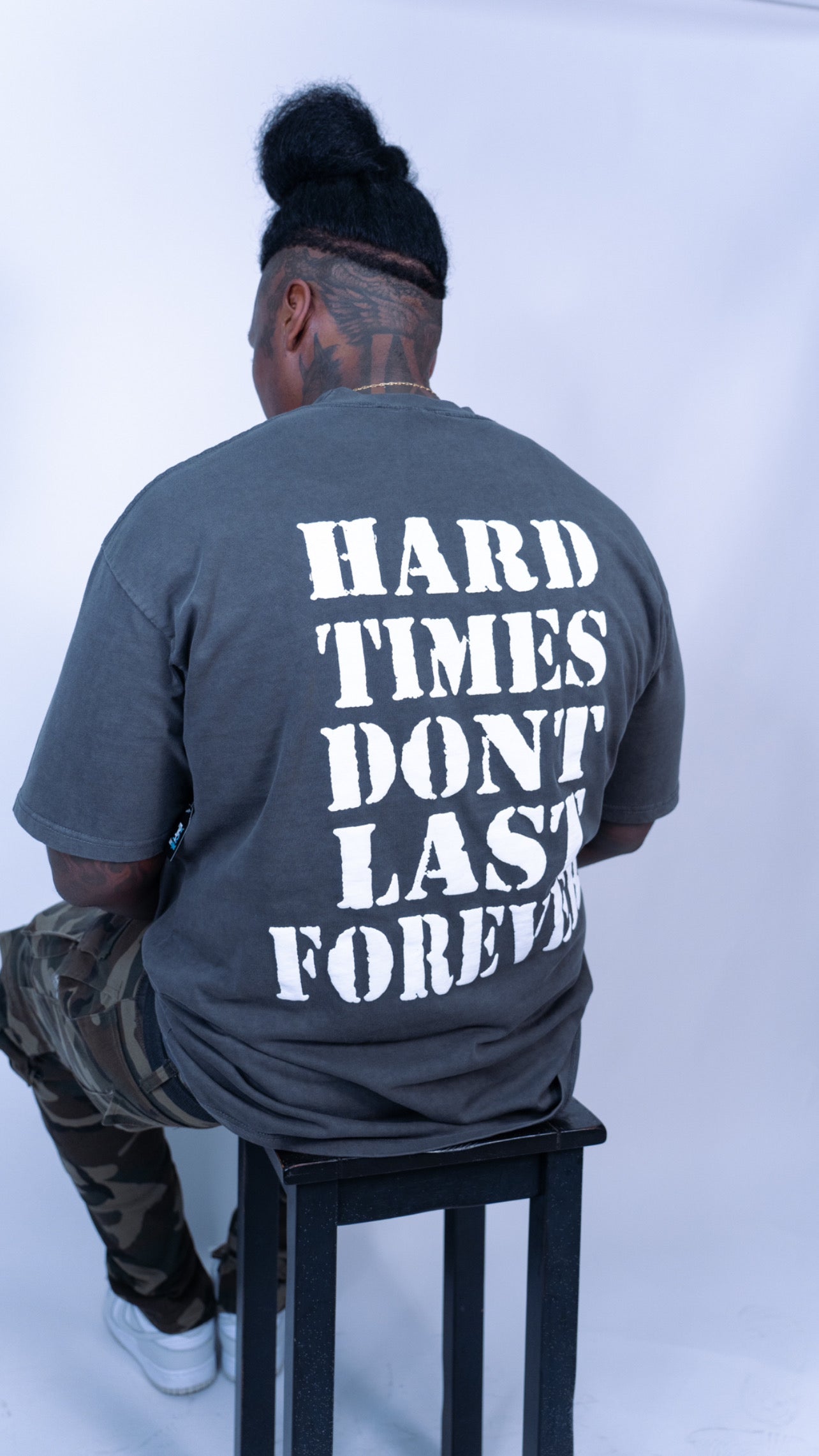 Hard Times Charcoal gray Tee