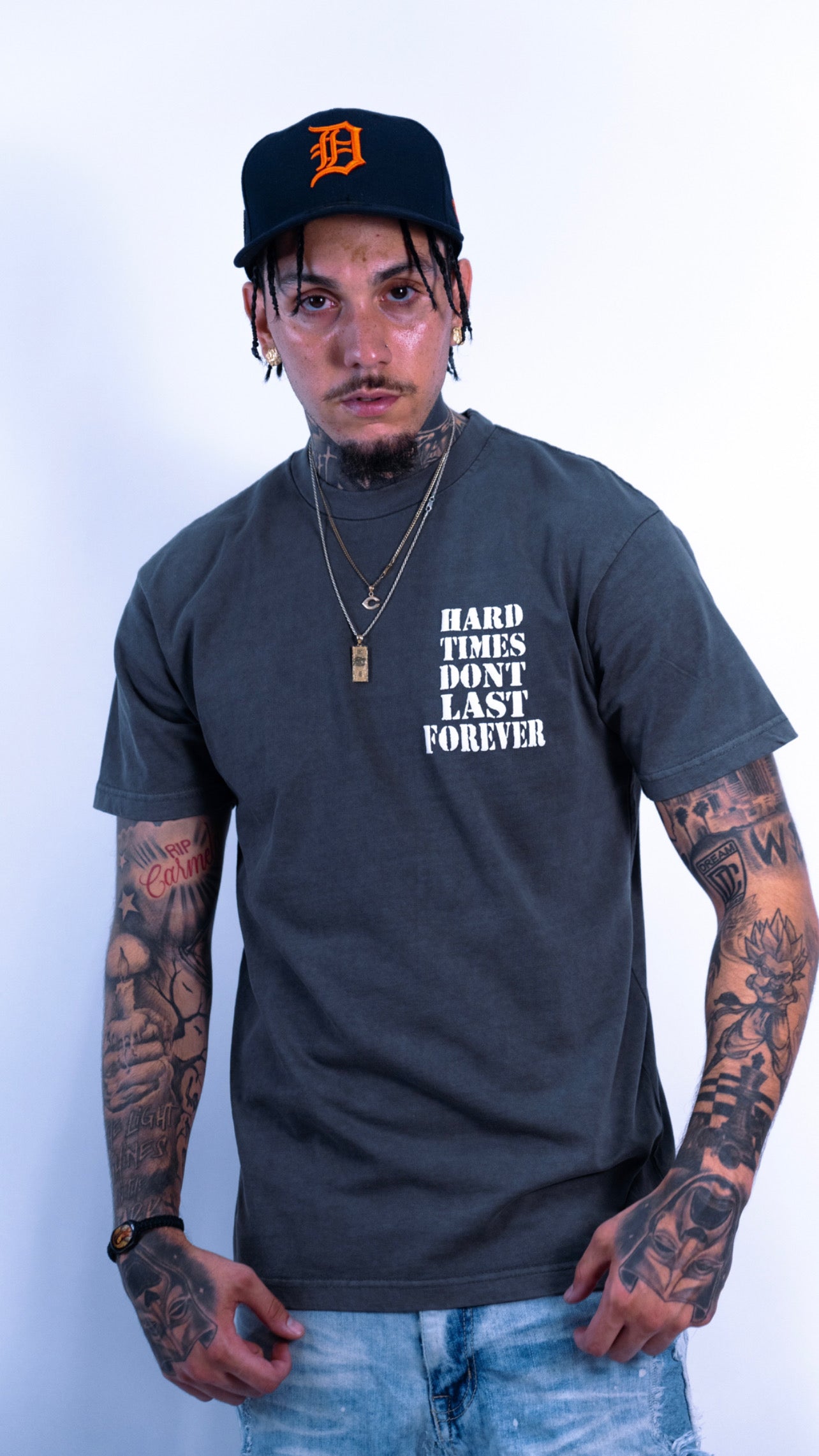 Hard Times Charcoal gray Tee