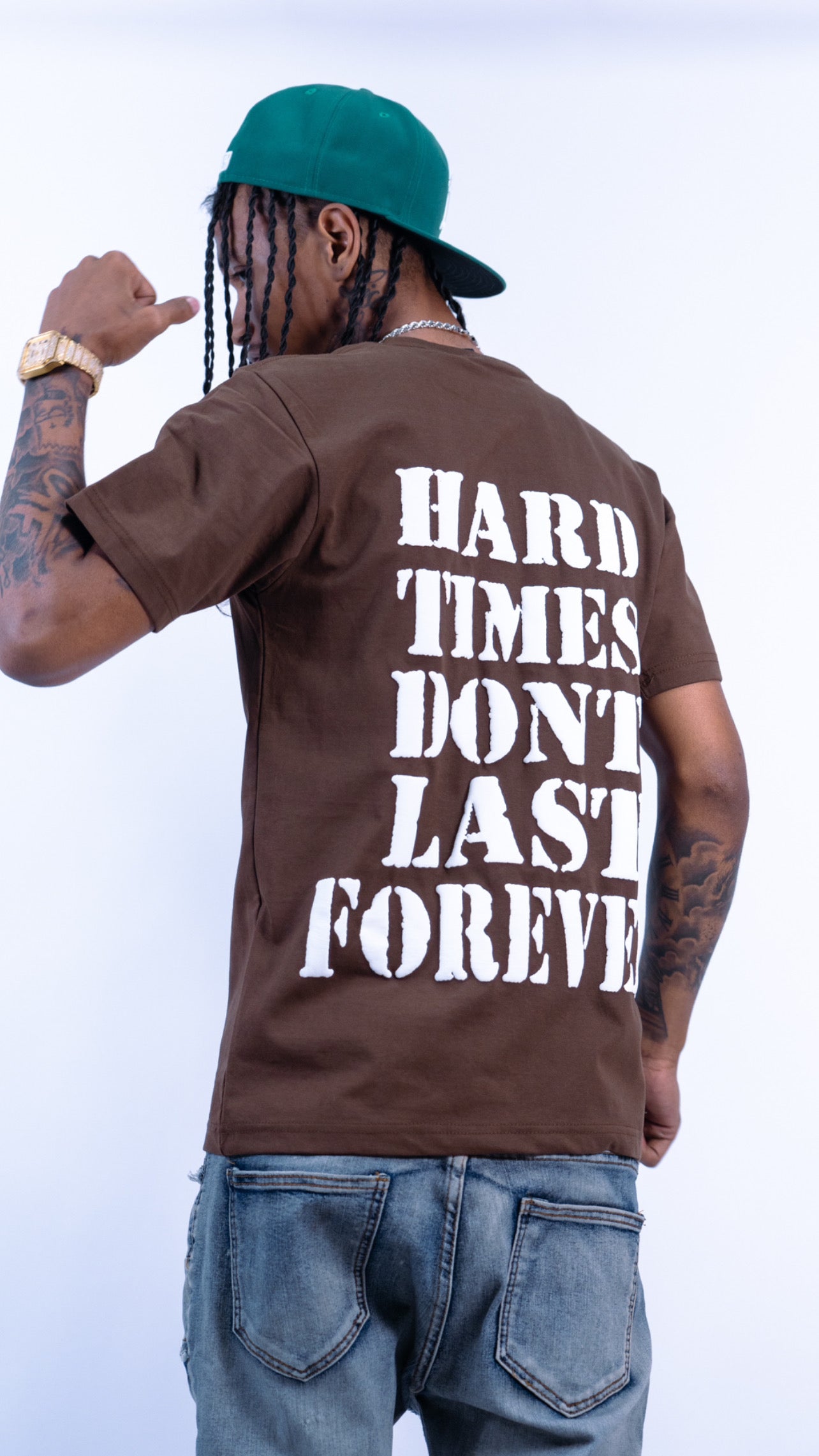 Hard Times Brown tee