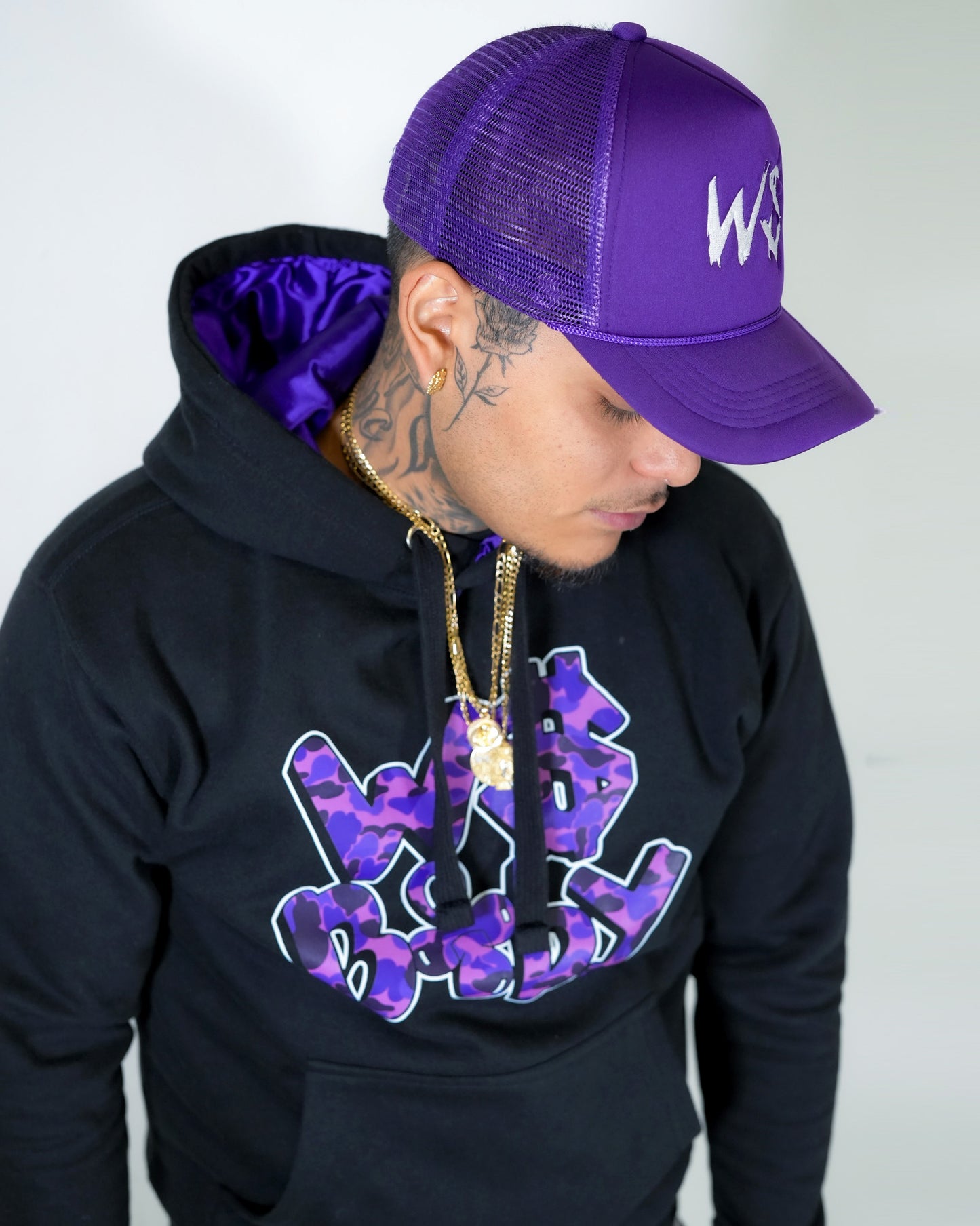 Black & Purple Hoodie