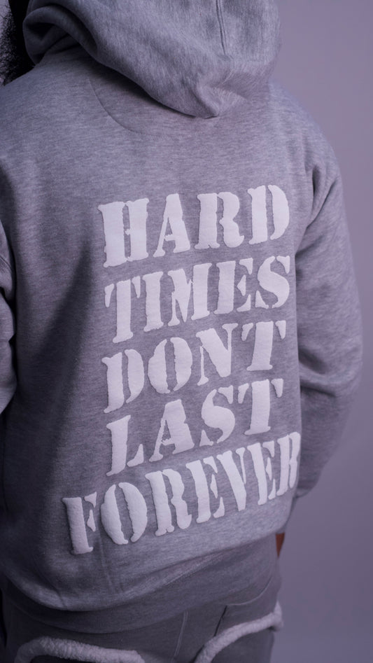 Hard Times Gray Hoodie