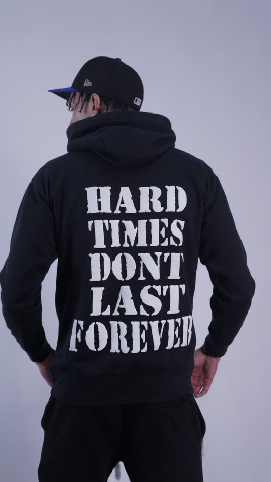 Hard Times Black Hoodie